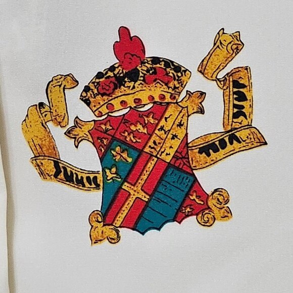 Hunters Run Shirt Womens‎ Size B6 White Gold Printed Long Sleeve Button Down - Picture 3 of 16